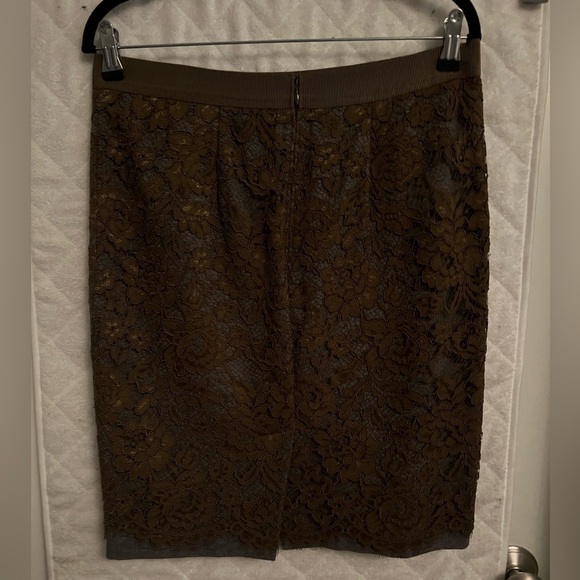 LOFT Lace Overlay Pencil Skirt - Picture 7 of 8